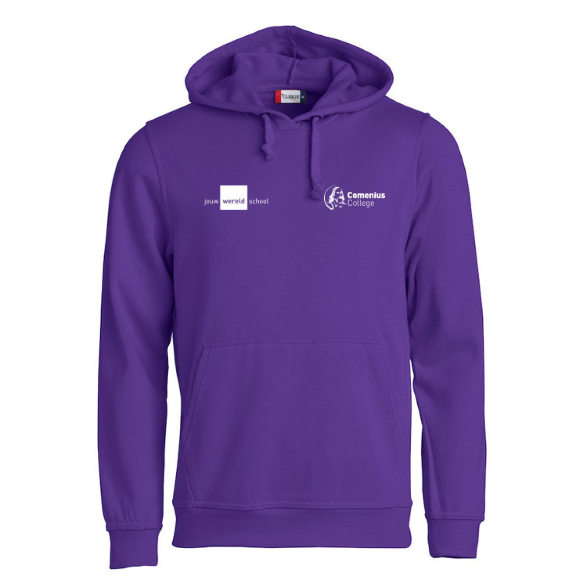 Comenius Hoodie Helder Lila - Unisex